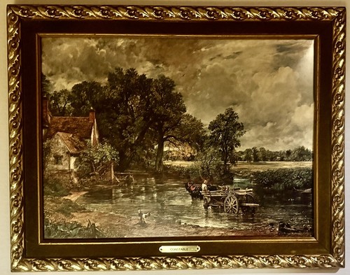 RARE JOHN CONSTABLE PAINTING " The Hay Wain “ Antique A+ 16x20” Tagged
