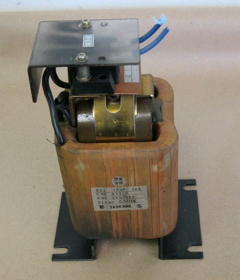 YASKAWA TRANSFORMER DCL 10MH 14A C/N X3070 D.NO 8402698 | eBay