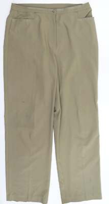 Oscar B Damen Beige Polyestermischung Hose Größe 16 L31 in