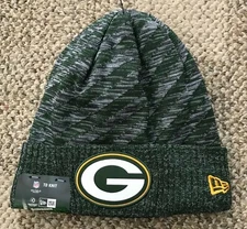 New Era Cap NFL Green Bay Packers Touchdown Stocking Knit Hat Winter Beanie
