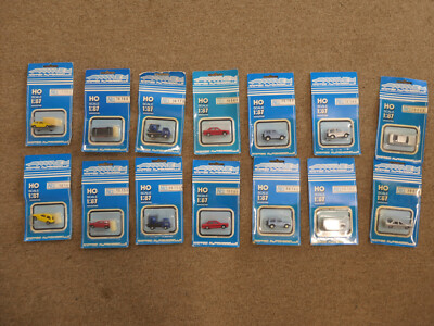 RIETZE Automoddelle 1/87 HO Scale Lot of 14 Cars NOS