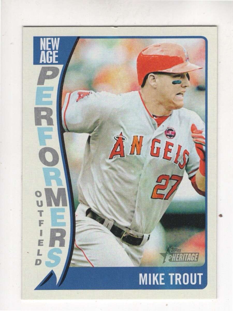 2014 Topps Heritage Mike Trout New Age Performers NAP-MT