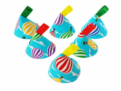SMALL FACE WORLD Pee Pee Teepee x6 Wee Stop Cones Teepees, Boy Baby Shower Gift / Hot Air Balloon