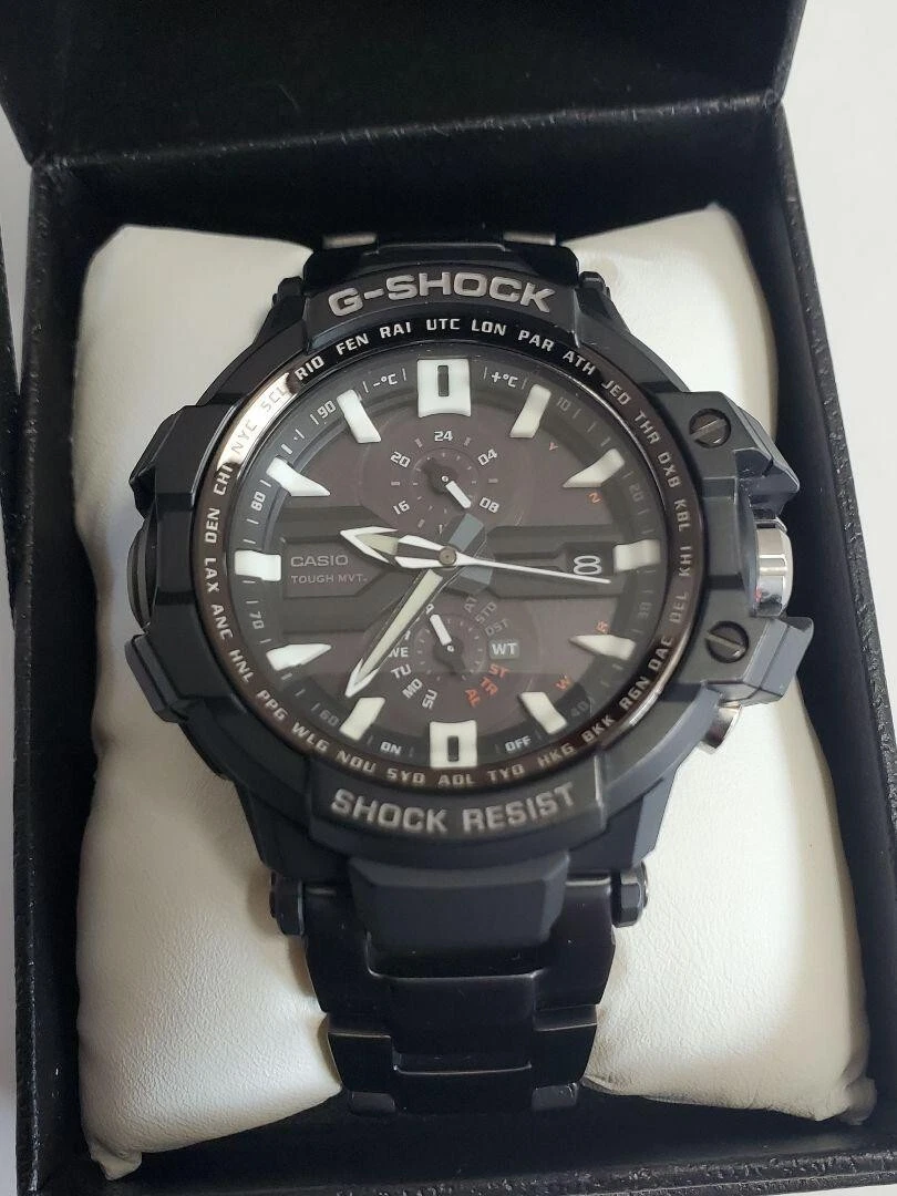 Casio G-Shock Sky cockpit black Dial Solar GPW-1000-1AJF