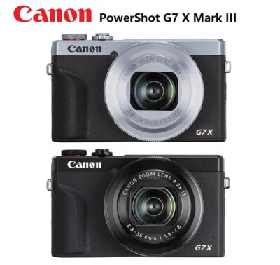 Canon PowerShot G7X Mark III 20.2MP 4K Digital Camera 4.2x Optical