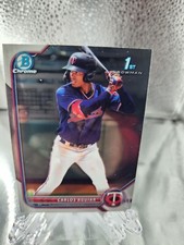 Carlos Aguiar Minnesota Twins 2022 Bowman Chrome Prospects 1st Bowman Card