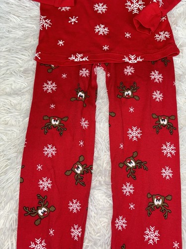 Daughter Queen kids sz. 7 two pc. Holiday reindeer pj set. Cute, grt. shape - Picture 5 of 11