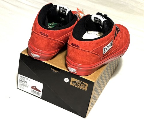 Vans Skate Half Cab Pro 92 x Uprise Chicago Skateboard Shoes Red Red Mens 9 - Picture 5 of 8