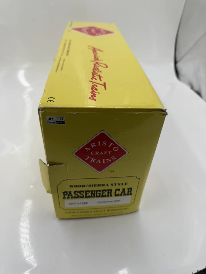 ARISTO-CRAFT North Pole & Snowflake Gingerbread Passenger Car 👀🎄🚂 - Image 3 of 4