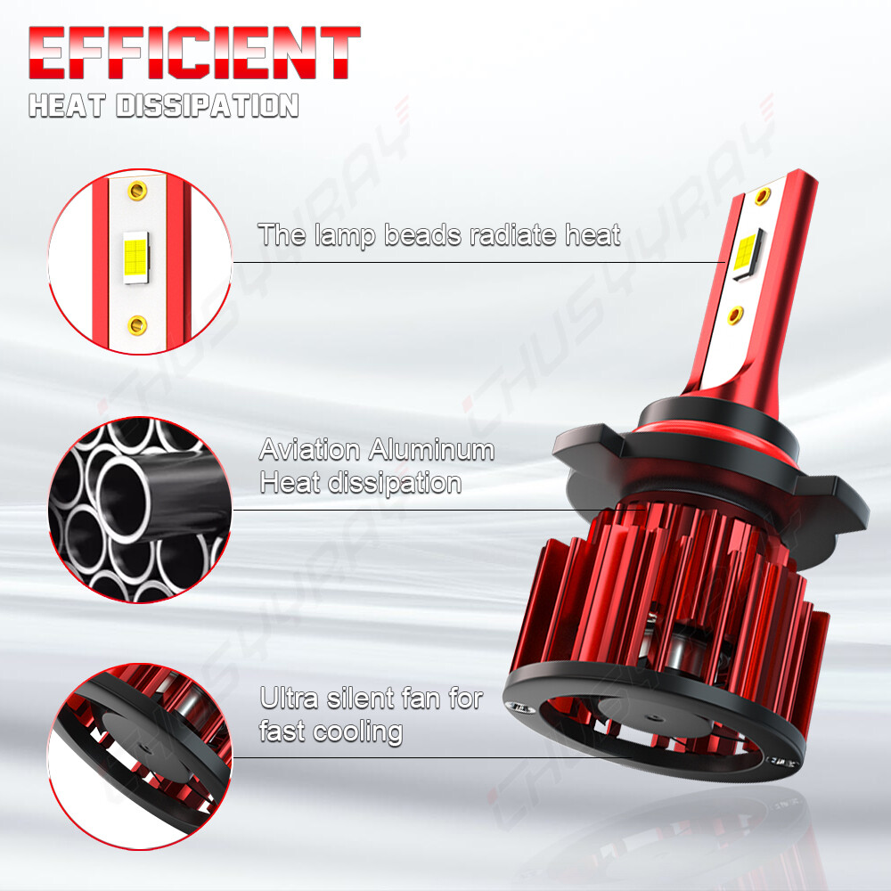 Para for Chevy Camaro 1998-2002 Faro LED Hi/Lo Beam + luces antiniebla Kit