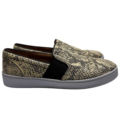 Vionic Demetra Snakeskin Slip on Comfort Casual Sneaker Women Size 10