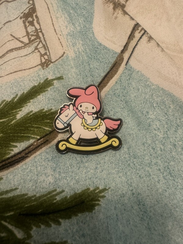 Sanrio Hello Kitty & Friends Rocking Horse My Melody PVC Pin