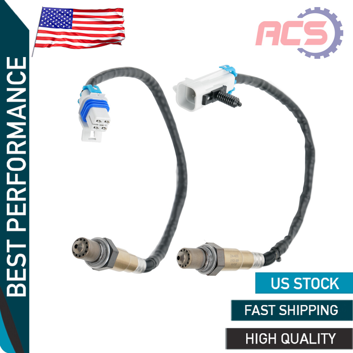 2X Oxygen Sensor for 04-07 Pontiac Grand Prix 3.8L 2344650