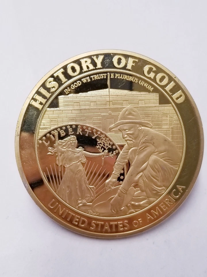 COLOSSAL CALIFORNIA GOLD RUSH COMMEMORATIVE COIN - Image 4 of 4