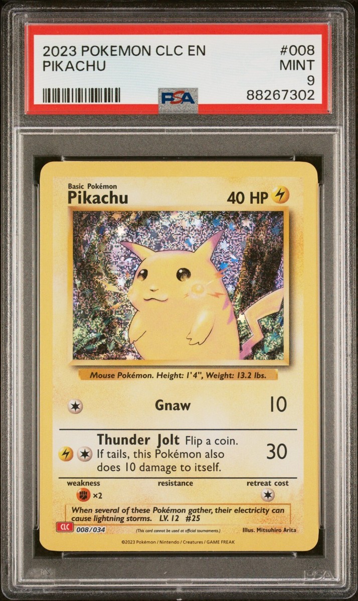 2023 Pokemon CLC EN PIKACHU #008 Holo Card Classic 2023 Pokemon CLC EN PIKACHU #008 Holo Card Classic