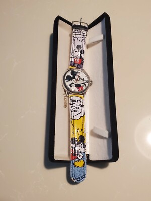 Disney Mickey Watch by Mzb Mck958h15 Silver Case Multicolor
