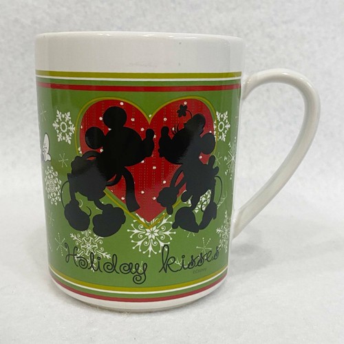 Disney Mickey Mouse Minnie Mouse Zak Coffee Mug Holiday Kisses Ice Skating Heart - Picture 3 of 8