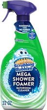Scrubbing Bubbles Mega Bathroom & Shower Cleaner 32oz Foaming Action Rainshower 0.29 per fl oz