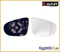Spiegelglas, AußEnspiegel Alkar 6432124 Rechts FüR Vw Touran