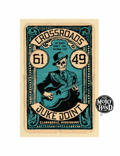 Original Crossroads Blues Juke Gelenk Poster von Mojohand - Bild 1 von 2