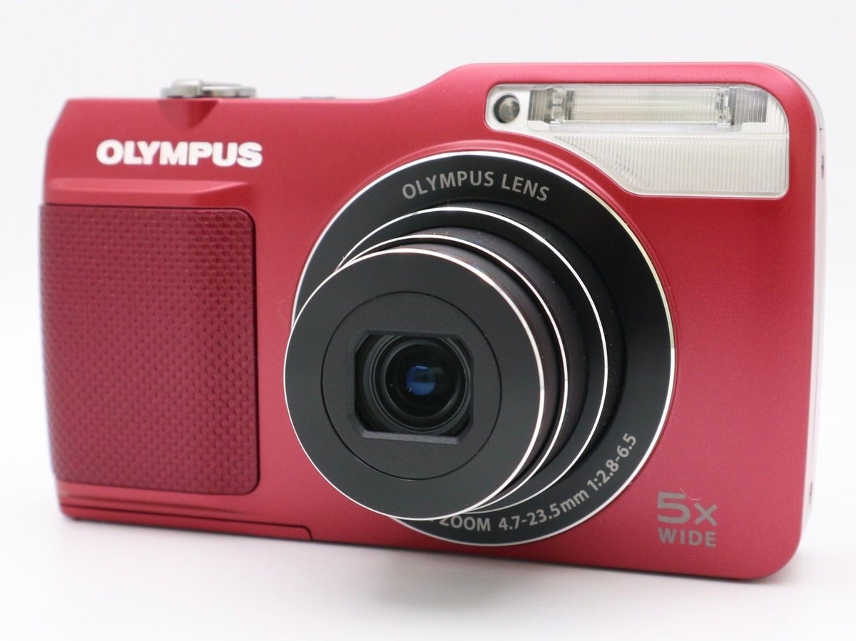 OLYMPUS Olympus VG-170 Red compact digital camera, working