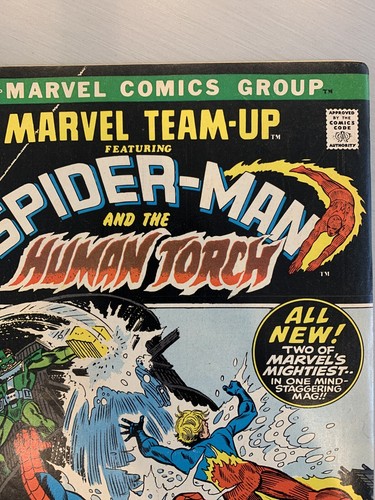 Marvel Team-up #1 •FN/VF (7.0)• (1971)• Human Torch Spider-man 1st Misty Knight - Picture 3 of 6