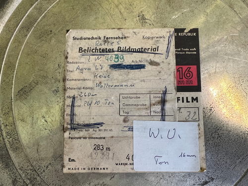 Original DDR Filmrollen 16mm Rede Walter Ulbricht AGRA 1967 - Picture 4 of 8