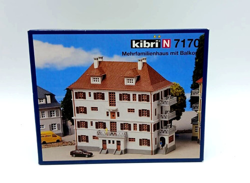 Kibri N 1:160 7170 casa multifamiliar con balcón - kit en embalaje original raro | Condition: Gebraucht