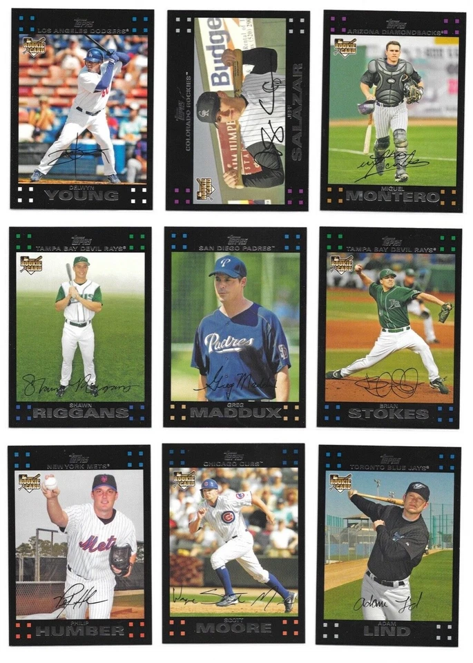 2007 Topps Baseball Trading Cards / You Pick / Choose #s 251 - 500 / mb55 - Image 3 of 4