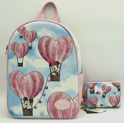 - Her universe Universe  Mickey and Minnie Mouse heart balloon backpack an… Her Universe Mickey & Minnie Mouse Heart Balloon Mini  main image 4