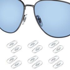 Silicone Replacement Crystal Clear Nose Piece For-RayBan RB3652/ RB4273