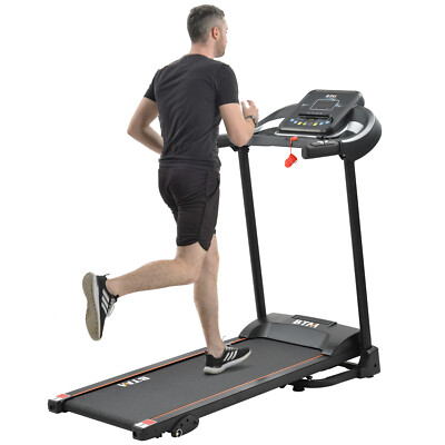 Folding Electric Treadmill Running Machine Walking Pad Incline Home Gym  Fitness UK - Main Image