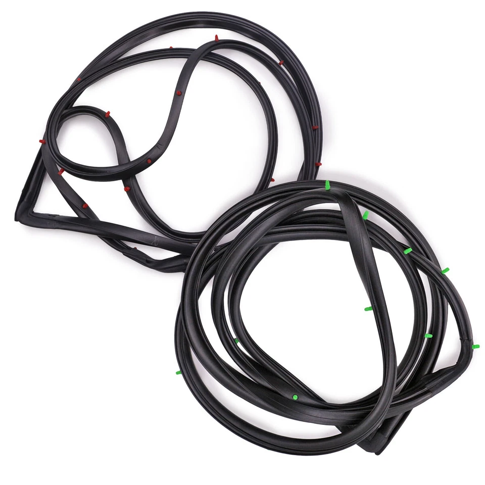 Pair Front Door Rubber Seal Weatherstrip Fits Toyota LN50 LN56 Hero 1984 1988 - Image 2 of 4