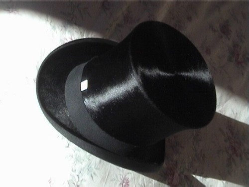 12 - Antique Stollhof Frankfurt London Black Silk Top Hat Sz 6¾ . - Picture 9 of 9