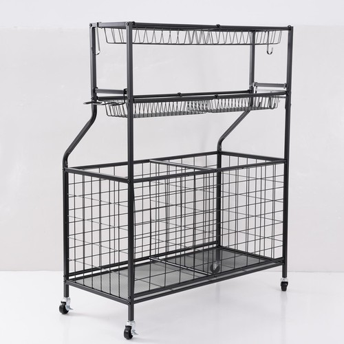 Sports Equipment Garage Organizer Ball Storage Rack Sport Gear Toy Storage US - Picture 6 of 12