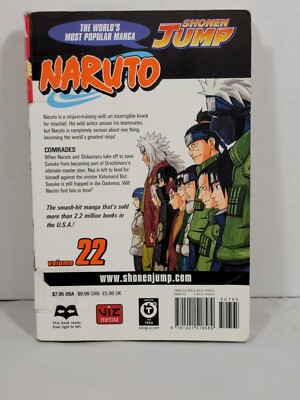 Naruto, Vol. 22 by Masashi Kishimoto (2007, Trade Paperback