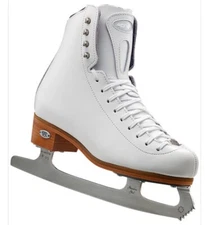Riedell Stride 223 Figure Ice Skates with Capri Blades Size 5 Wide - White