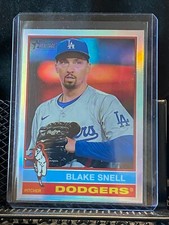 Blake Snell 2025 Topps Heritage Chrome Refractor #59 - Dodgers