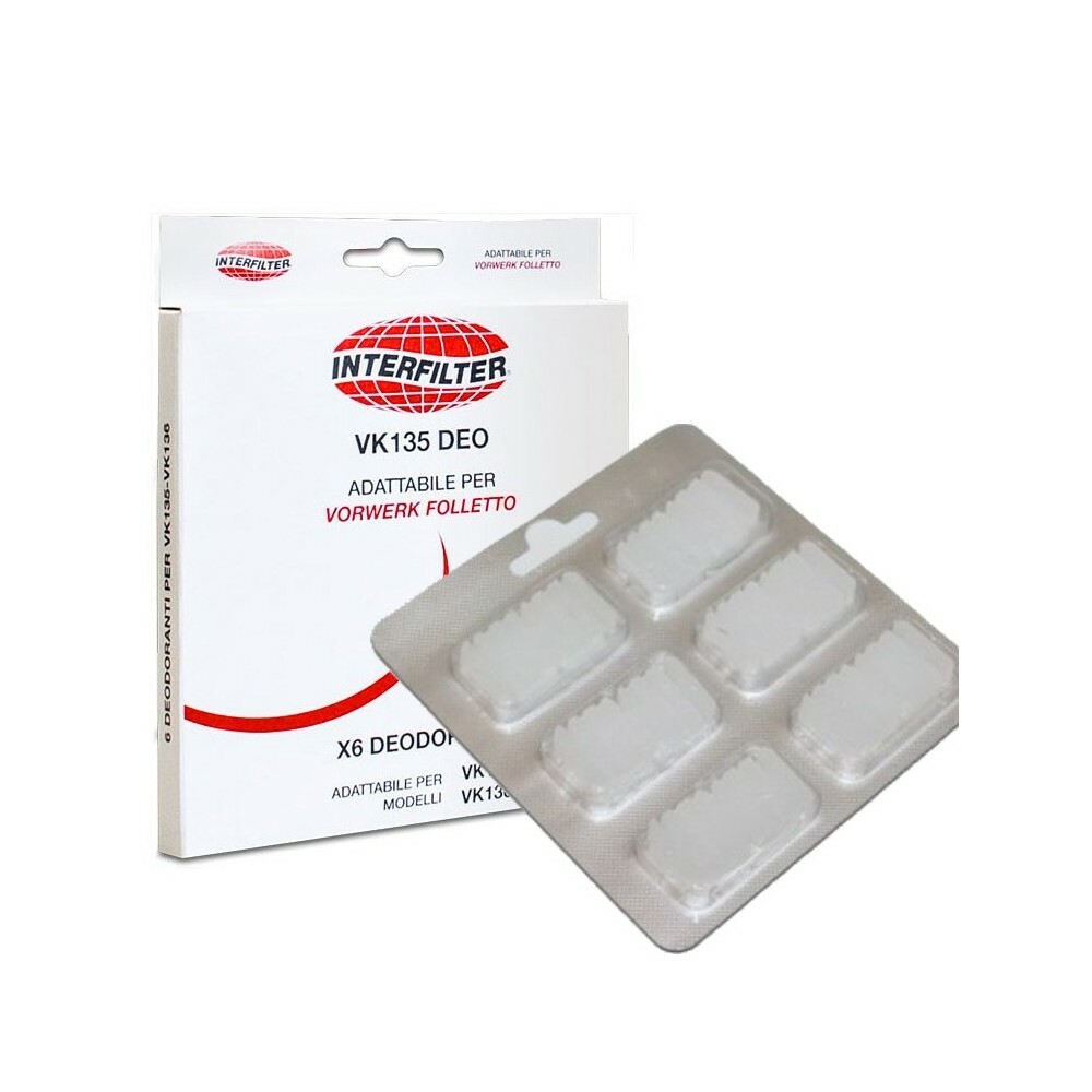 PROFUMINI PROFUMATORI VORWERK FOLLETTO VK 130 131 135 136 140 150 INTERFILTER
