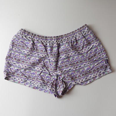 Patagonia Women Valengeo Light Violet Blue Barely Baggies 2.5'' Shorts 57043 XL