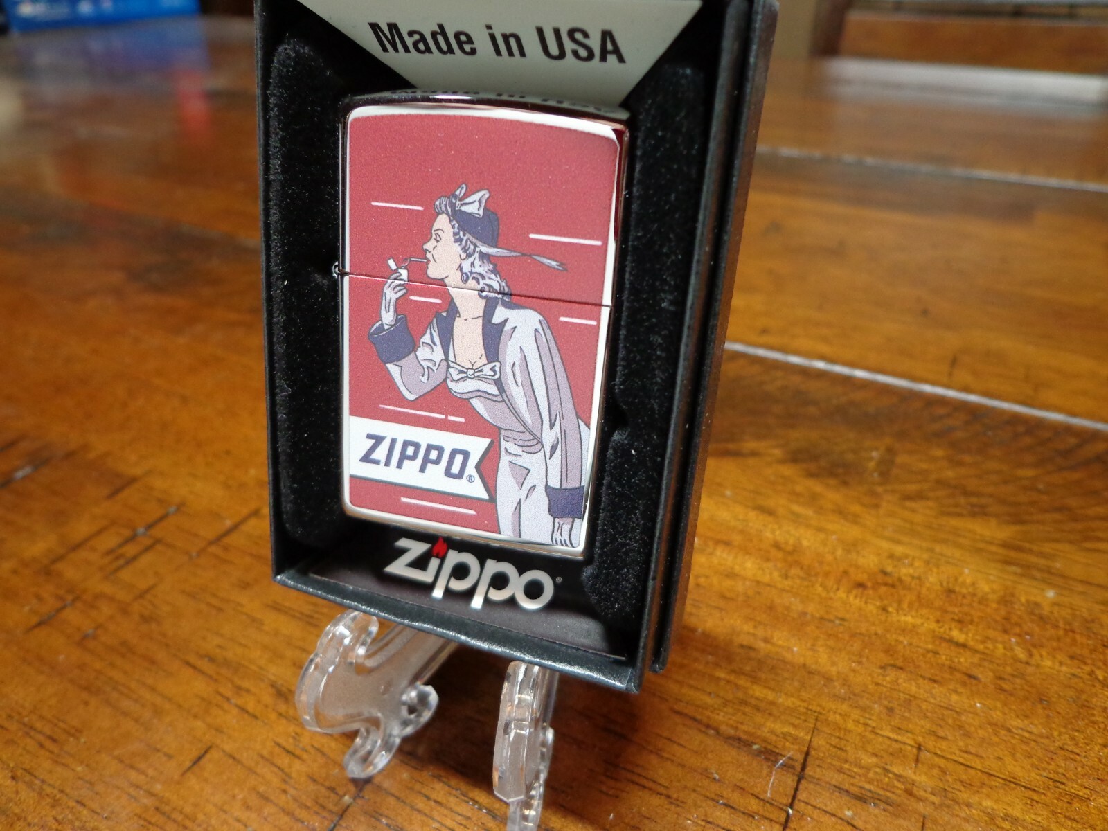 ZIPPO 1946 WINDY BOX DESIGN ZIPPO LIGHTER MINT IN BOX