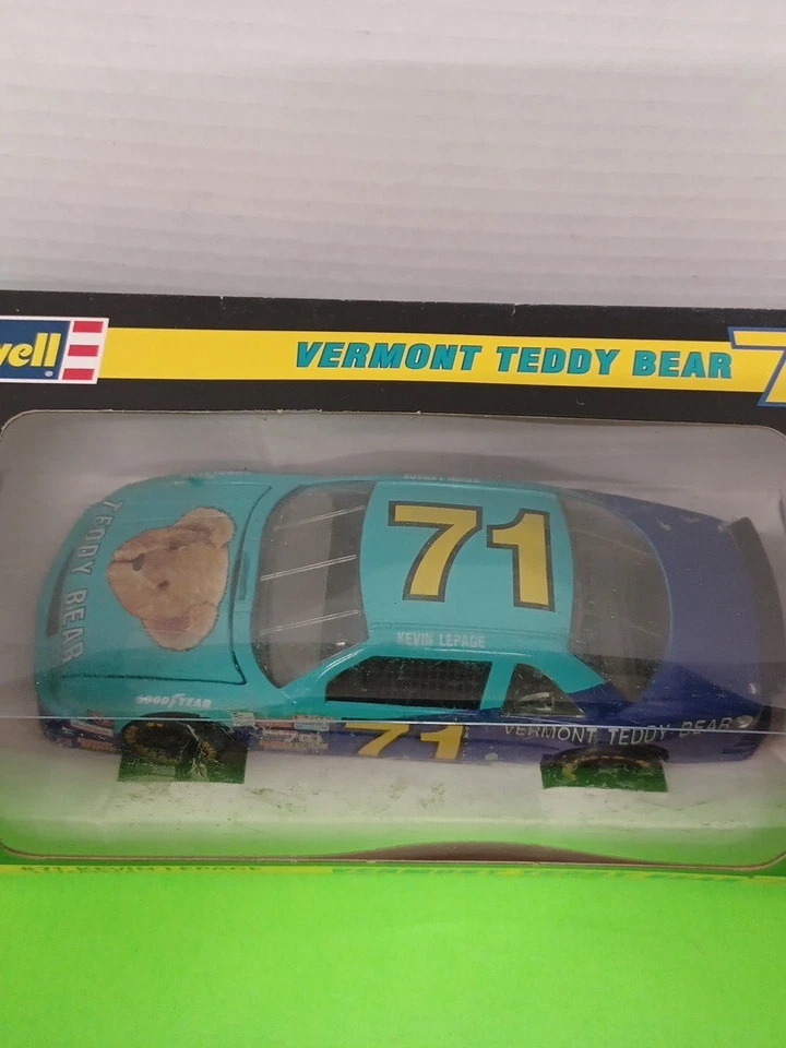 Oso de peluche Revell Kevin Lepage 1995 Lumina #71 Vermont Chevrolet fundido a presión 1/24 Foto 3 de 4