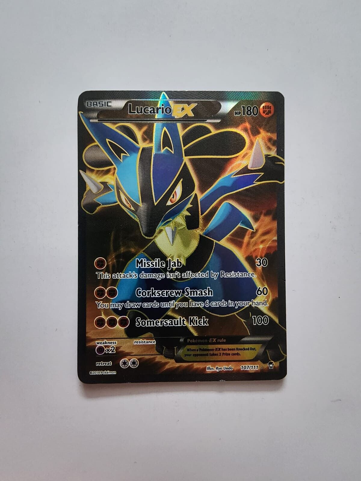 Lucario EX 107/111 Pokémon card from Furious Fists for sale at best price