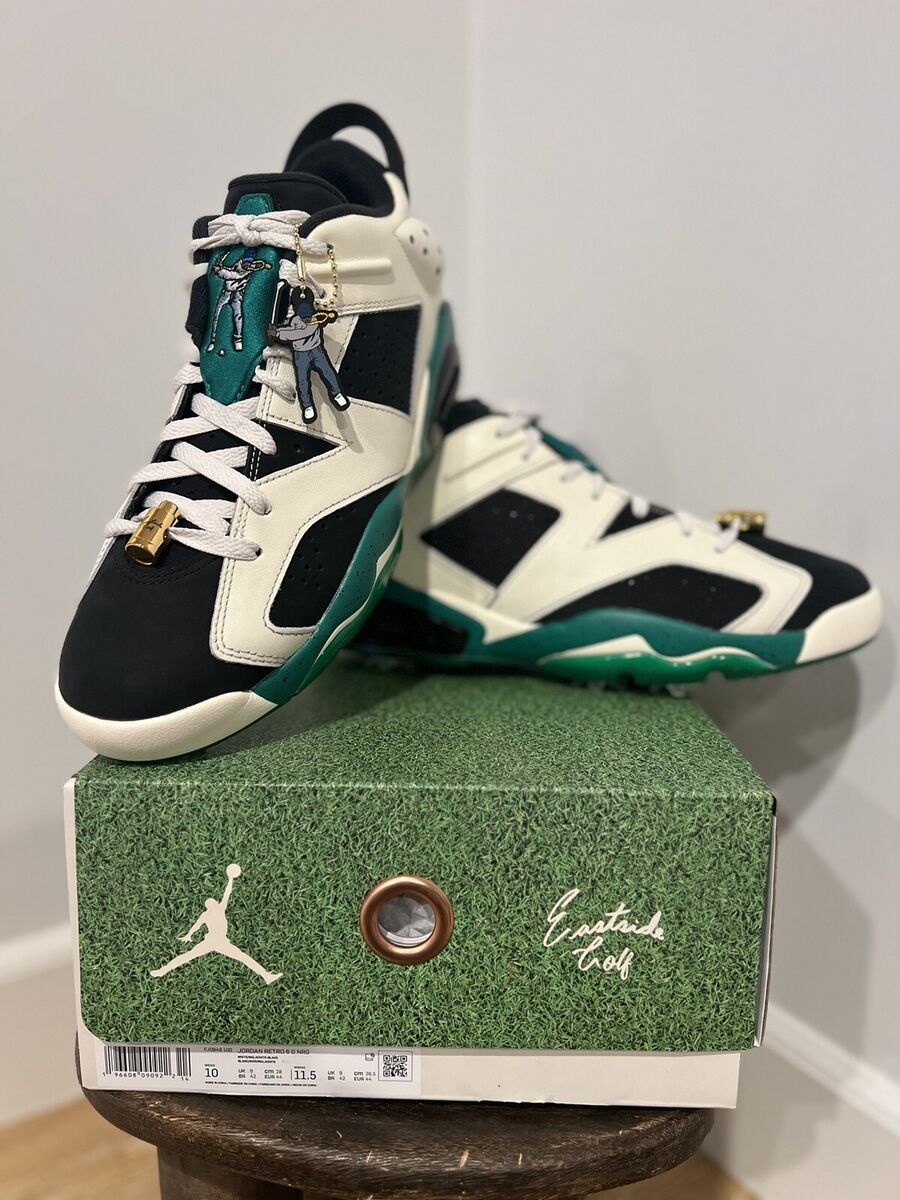 Jordan 6 Retro Golf x Eastside Golf Low 1961 - Size 10 White Jordan 6 Retro Golf x Eastside Golf Low 1961 - Size 10 White