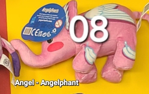 Pop Art Soft 4" Plush Elephant Mini Beanie Series 1 Choice of 22 FOR $9.95 EACH - Picture 10 of 24