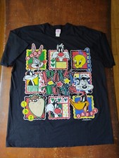1994 LOONEY TUNES SINGLE STITCH 2XL SHIRT TAZ BUGS BUNNY TWEETY SYLVESTER