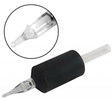 20PCS 1 Inch 25MM Tattoo Disposable Tube and Grip Diamond Tip 5D, 7D, 9D,11D,14D