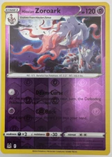 Pokemon - Hisuian Zoroark - 076/196 - Reverse Holo Rare - Lost Origin -NM/M
