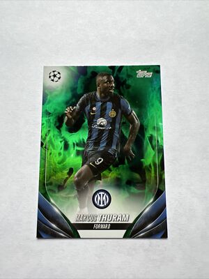 MARCUS THURAM 2023-24 Topps UEFA Club Competitions Green Inferno