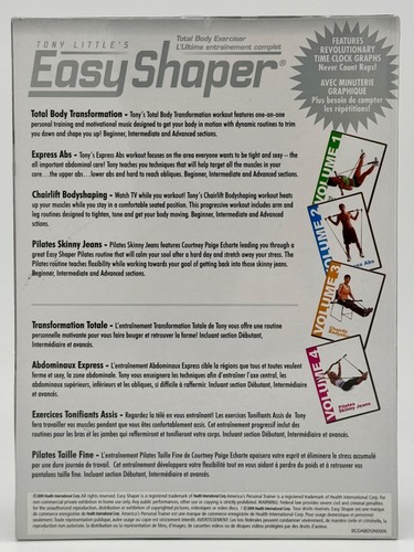 Tony Little's Easy Shaper 4 in 1 Personal Training Workouts (DVD) - New - Picture 2 of 2